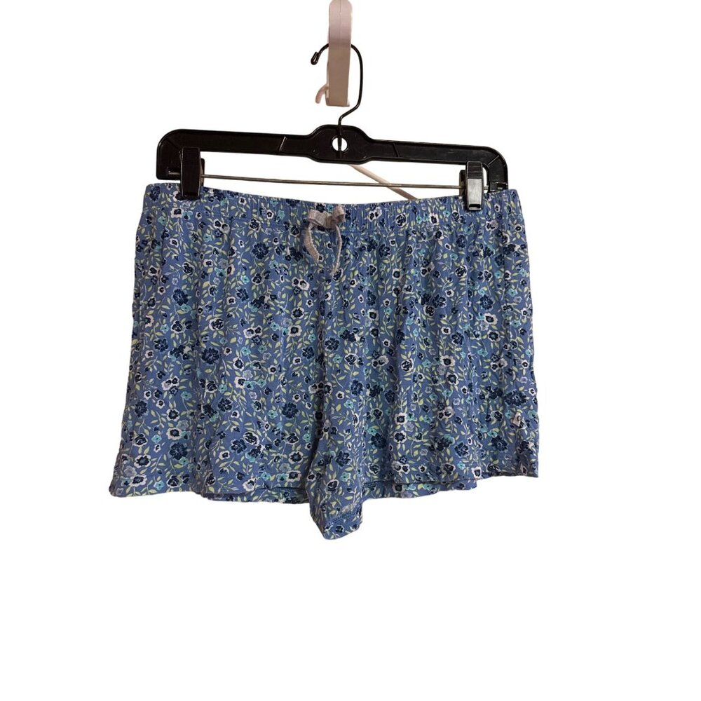 Vintage J&B Womens Floral Print Blue Boxers